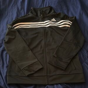Adidas Black Windbreaker